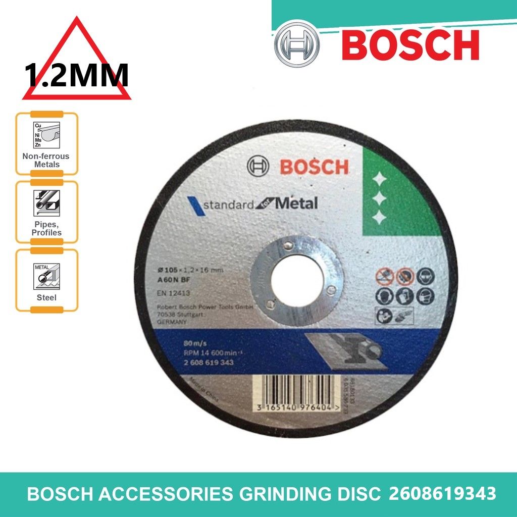 Bosch Grinding Disc [100mm X 16mm X 1.2mm]
