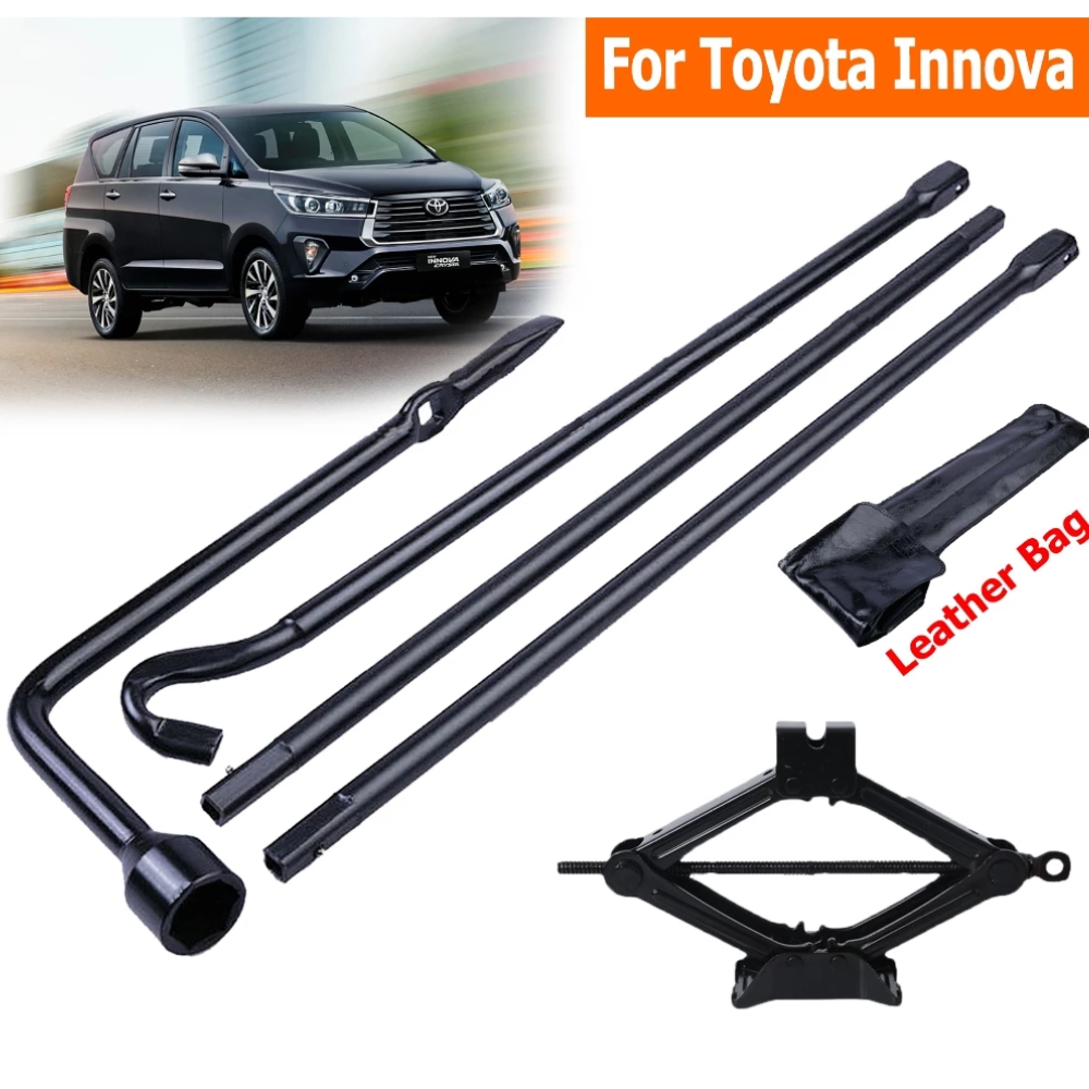 4Pcs Spare Tire Remover Lug Wrench Tool Kit For Toyota Innova