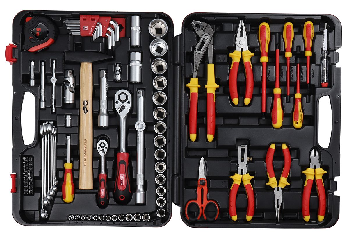 Others *88 Piece Electricians Tool Kit with Case, VDE Approved