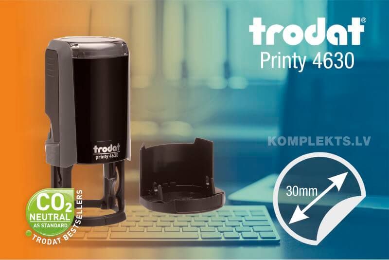 Trodat Self-Inking Round Stamp T4630 30mm
