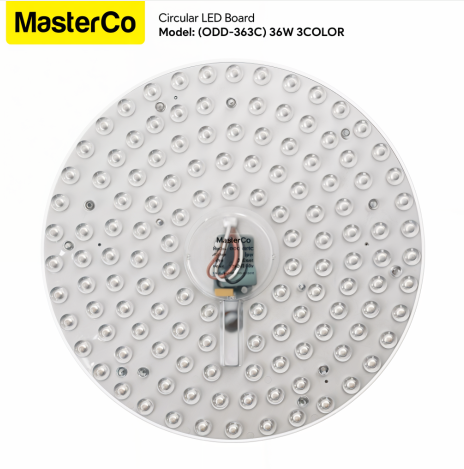 MASTERCO MAGNET TYPE CIRCULAR LED BOARD, CIRCULAR TUBE REPLACEMENT 36W 3 COLOR