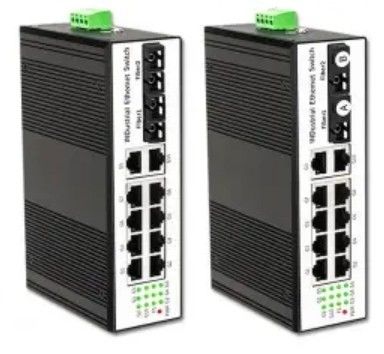 2 PORT FIBER SWITCH SINGLEMODE MULTIMODE + 8 GIGABIT POE + 2 GIGABIT LAN *INDUSTRIAL GRADE*