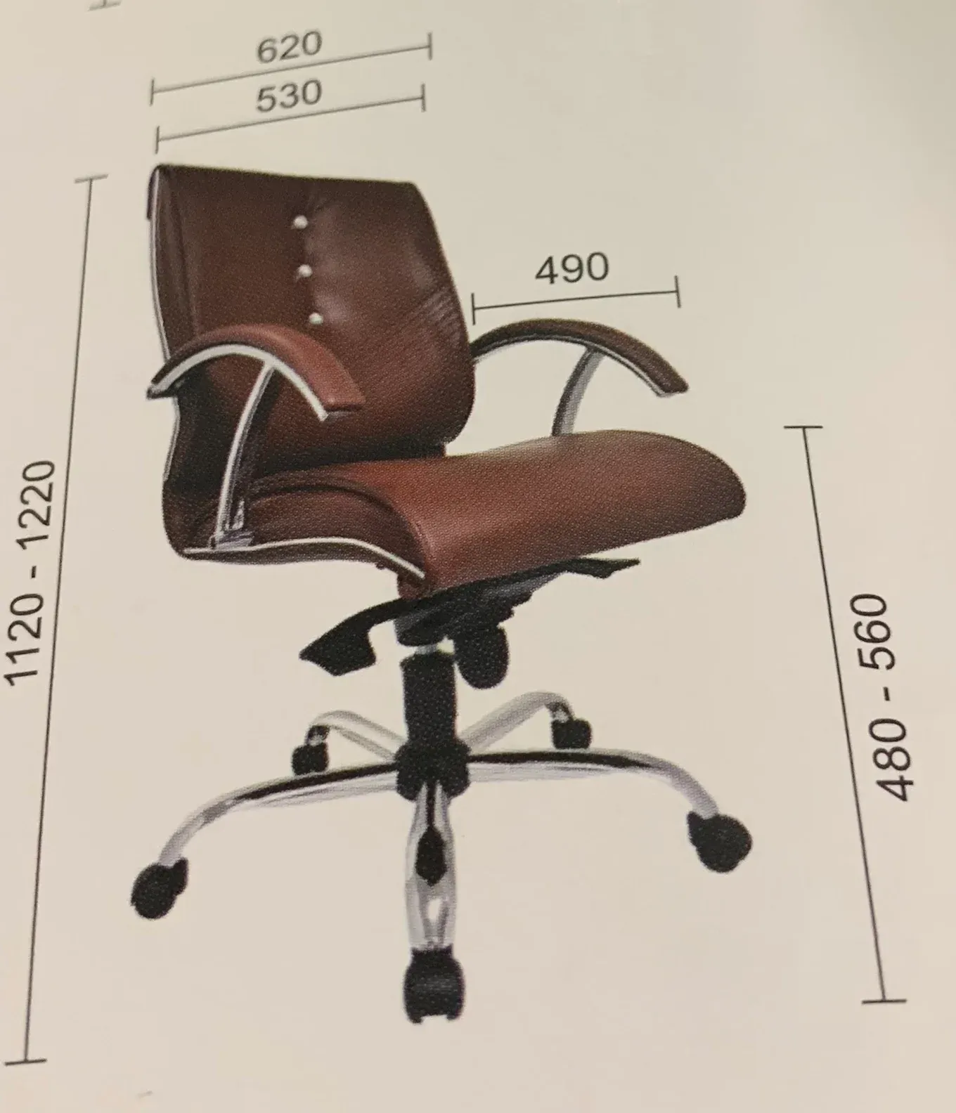 DIAMONIA MEDIUM BACK CHAIR