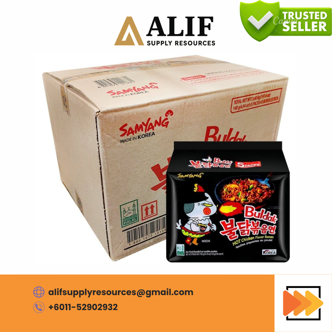 Samyang Hot Chicken Ramen 5 Packs (LOOSE) | 140g x 5s x 8s (CARTON)