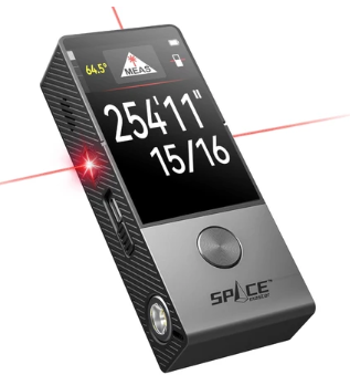 Mileseey D9 Pro Laser Measure with Bilateral Visual Aligning 100% Co-Axialalignment 2.4" IPS Touch Screen 360°Angle Sensor