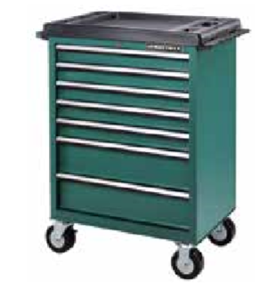 JONNESWAY 7 DRAWER TOOL TROLLEY W/WORKING TABLE