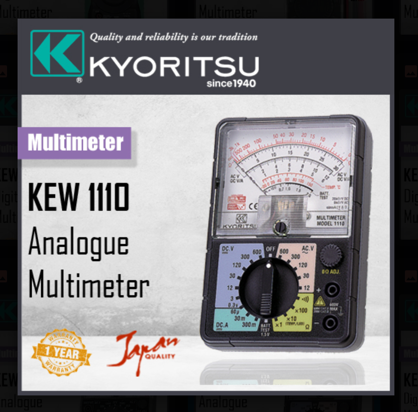 KYORITSU 1110 ANALOGUE MULTIMETER