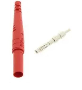 Fluke PJKPL 6383-2 Sheathed Banana Plug (red) 10/pkg