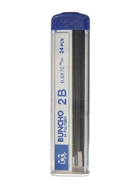 BUNCHO PENCIL LEAD 0.5MM - 24PCS/BOX
