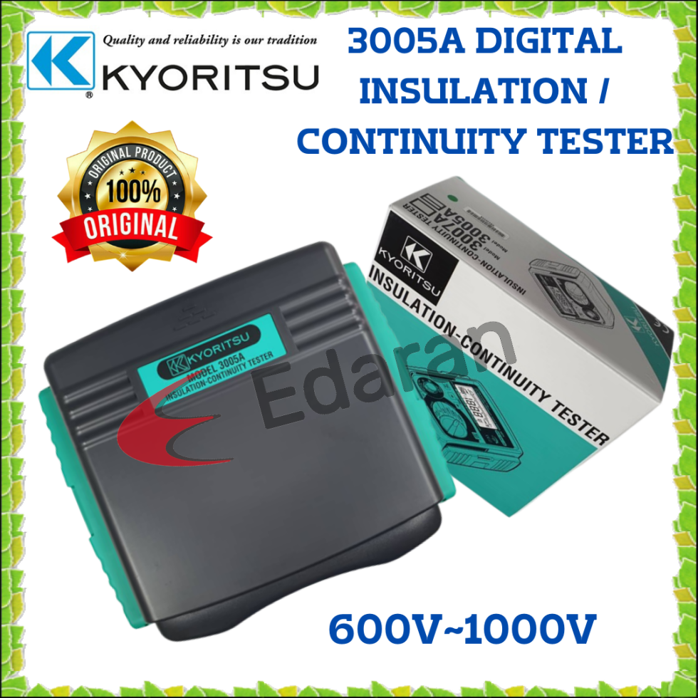 Kyoritsu 3005A Digital Insulation/ Continuity Tester