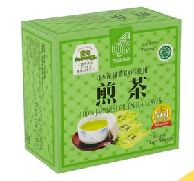 Osk 100%Japanese Green Tea Leaves 2gx50