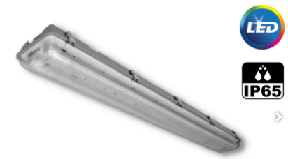 *GRUPPE 220-240V IP65 AVENUE T8 LED WEATHERPROOF LIGHT FITTING  AVE236FLUO(E) 2x18w philips ecofit 18w 6500k