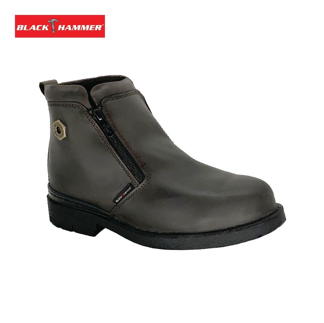 BLACKHAMMER MID-CUT DOUBLE ZIP SAFETY SHOES - BH 4663