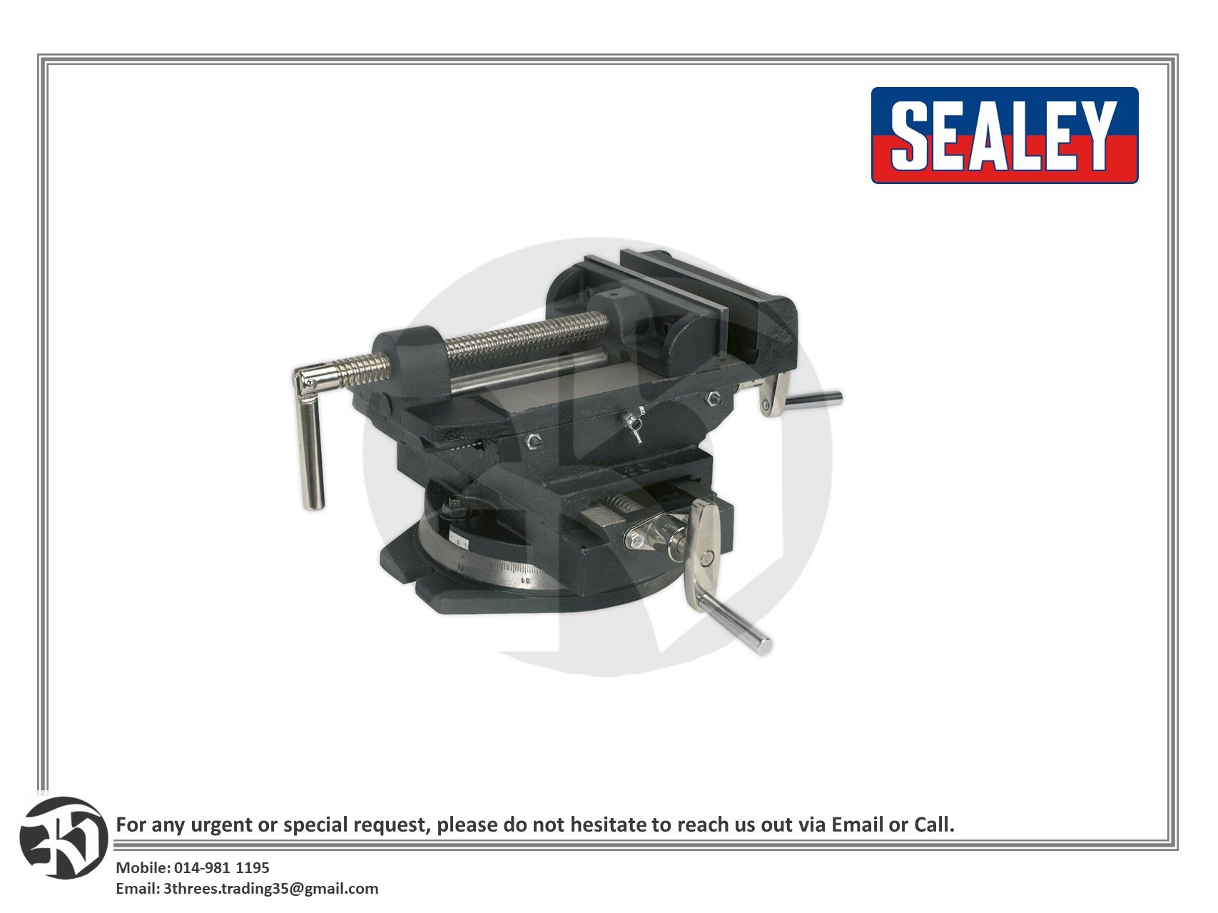 Sealey Compound Cross Vice 150mm
