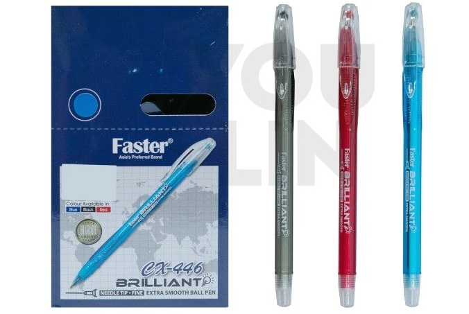 Faster BP-CX-446 0.6mm Brilliant Ball Pen