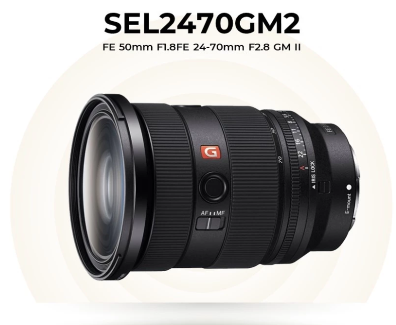 SONY SEL2470GM2 LENS (FE 24-70MM F2.8 GM II)