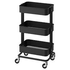 Trolley, black, 35x45x78 cm