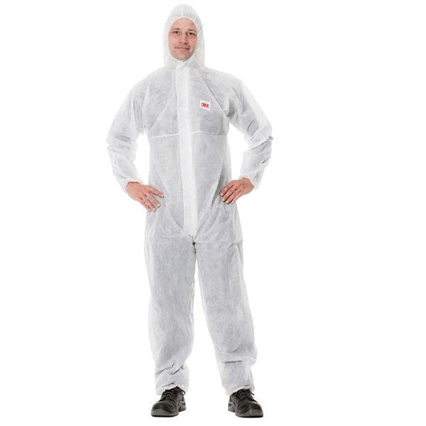 3M *3M White Disposable Coverall (Size XXL) - 3M 4500