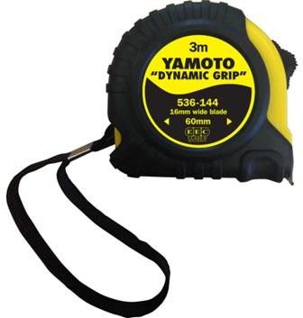 Dynamic Grip, 3m / 10ft, Heavy Duty Tape Measure, Metric, Class II