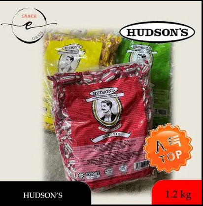 Hudson's Eumenthol Drops 1.2kg - Lemon