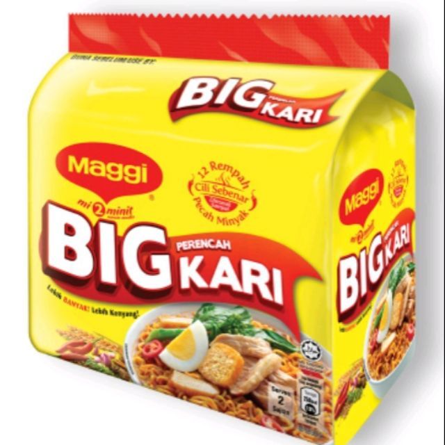 Maggi Instant noodle BIG Perencah Kari