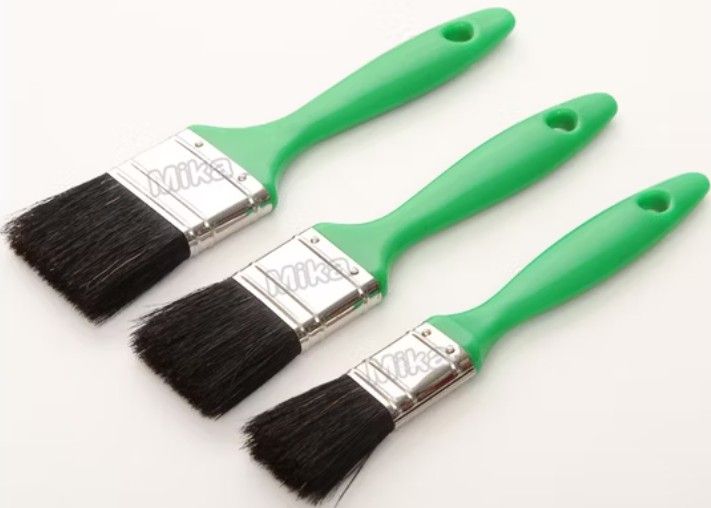 Others *BRUSH, PAINT BRUSH 3", ROUND GREEN HANDLE, CHINA MADE
