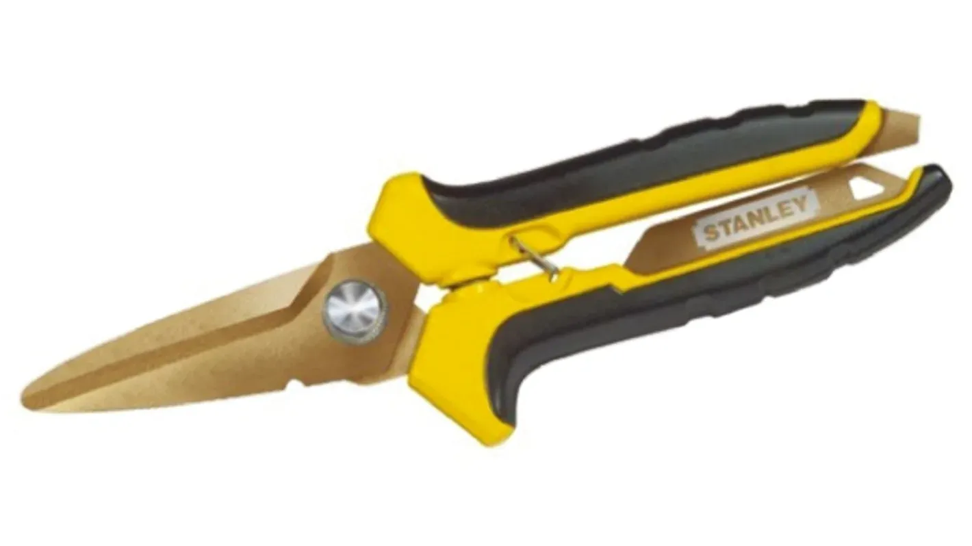 Others *Stanley 312 mm Straight Tin Snip for Copper, Iron, Lead, Mild Steel