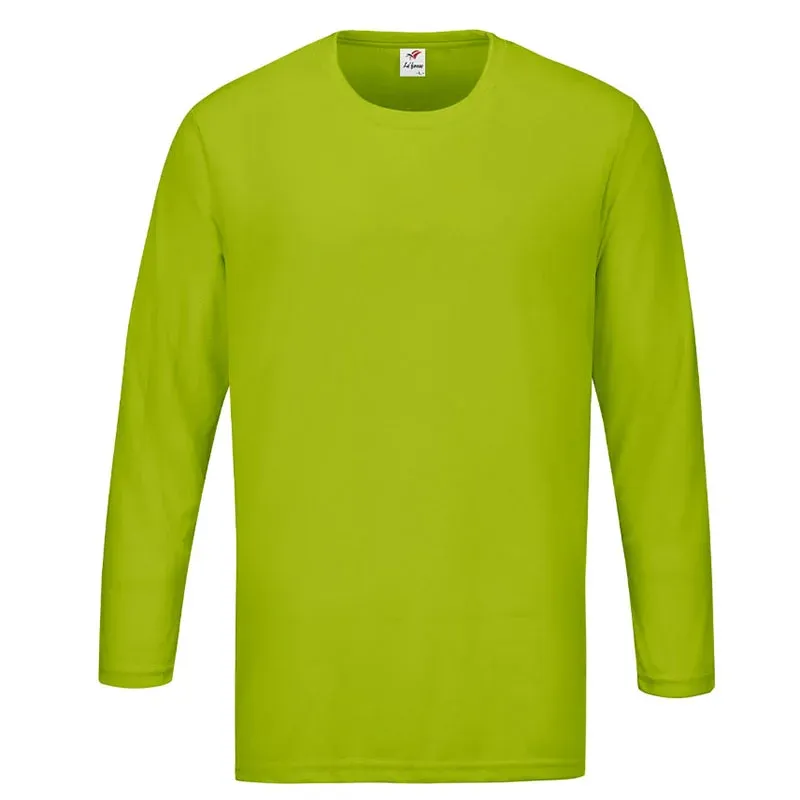 QP CUSTOMISE ROUND NECK MICROFIBER TSHIRT DTF PRINT (1C1PA4 SIZE) LONG SLEEVE 3XL