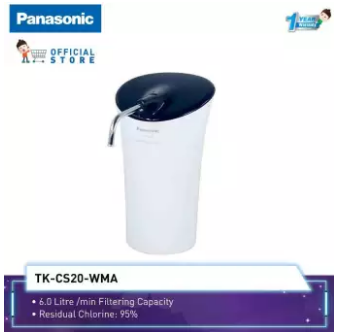 Genuine Malaysia Panasonic Warranty - Panasonic Water Purifier TK-CS20 (6.0L/Mins) Filter Capacity TK-CS20-WMA