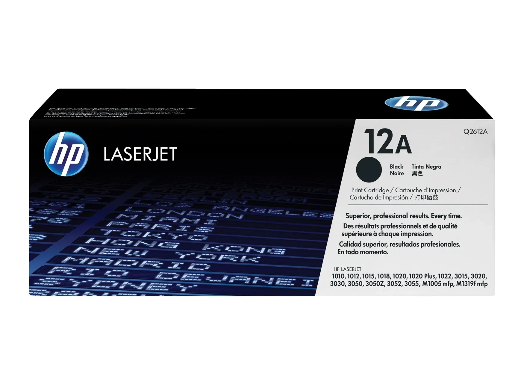 HP LaserJet Toner Cartridge 12A Black Q2612A