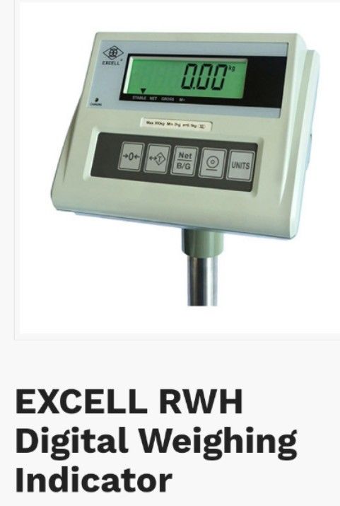 Excell RHW digital platform scale, size 400 X 500mm ; cap. 300kg X 100g