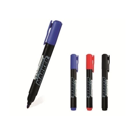 PERMANENT MARKER PEN 70 FLEXOFFICE - MERAH (12PCS/BOX)