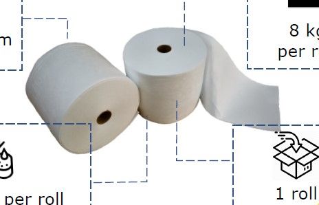CRISBEN OIL ABROSBENT ROLL 40CM X 50M (ORC100) WHITE