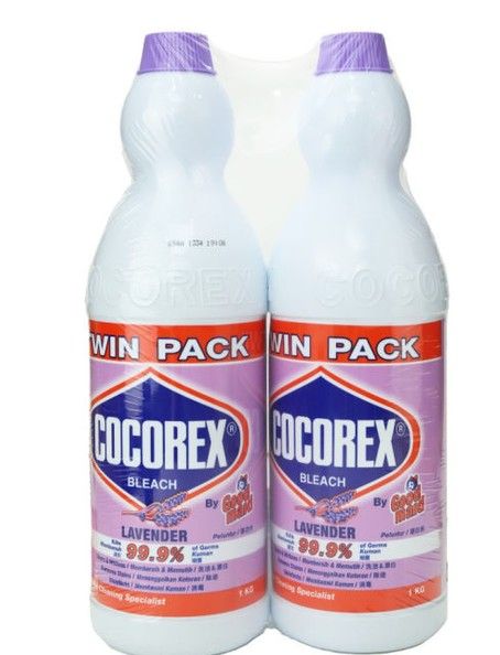 COCOREX Bleach by GM - Lavender 1kg TWIN PACK