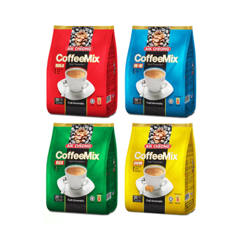 AIK CHEONG Coffee Mix Series (Regular / One + One / Rich / Brown)