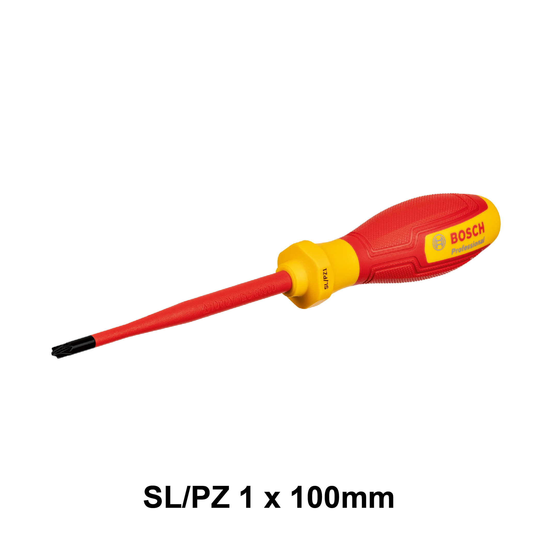 BOSCH Insulated (VDE) SL/PZ Screwdriver (SL/PZ 1, SL/PZ 2)