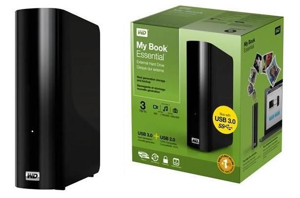 WD My Book Essential External Hard Disk Drive 3TB