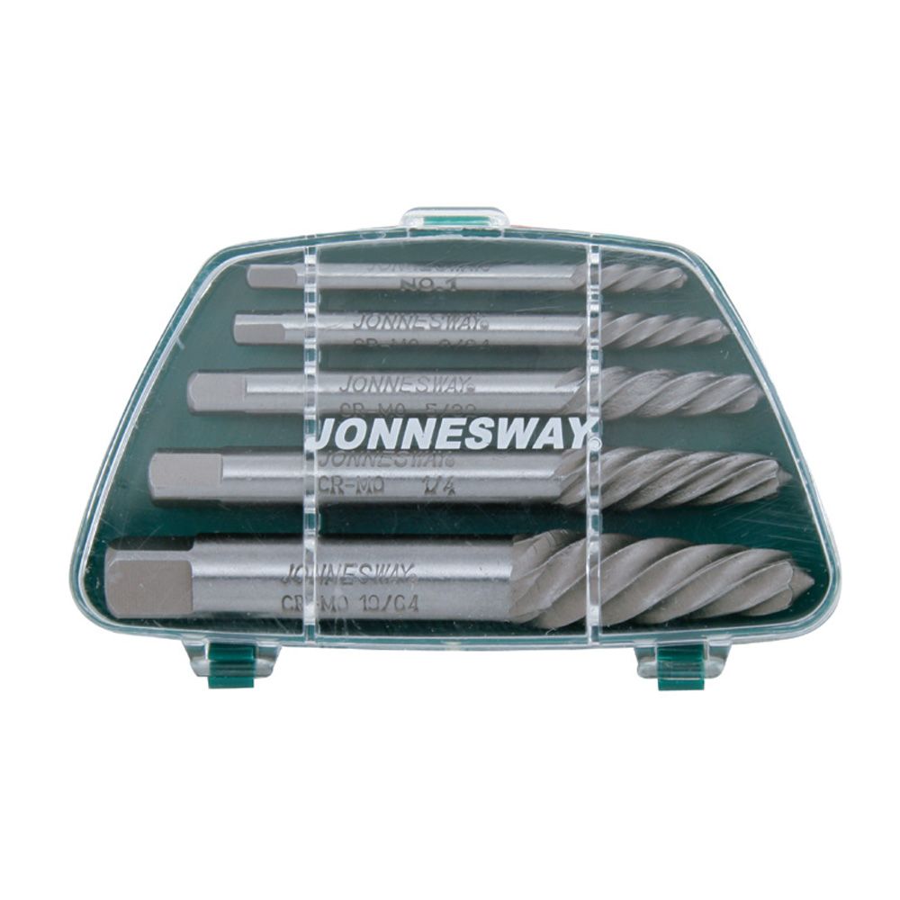JONNESWAY 5PCS SCREW EXTRACTOR SET