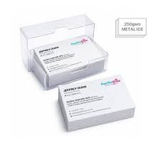 Fancy Card Mettalic 250gm A4 Ice White