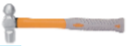 Temo 0.75lb/12oz/340g Stainless Steel Ball Pein Hammer - Fiberglass Shaft