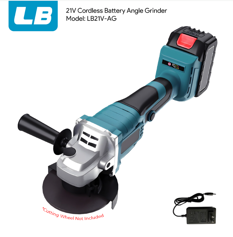 LB 21V CORDLESS BATTERY ANGLE GRINDER (LB21V-AG)