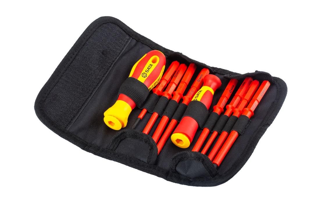 Sata 10PC INTERCHANGEABLE VDE SCREWDRIVER SET