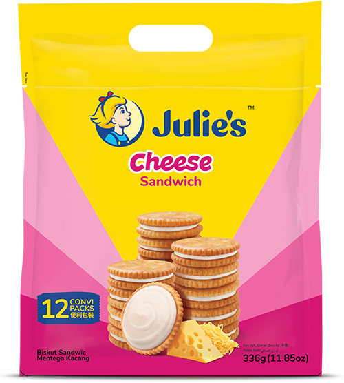 Julie’s Cheese Sandwich 336g X 12 PACKS
