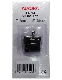 AURORA INK ROLLER EC-12 / Black / Ink Roller for Cheque Writer