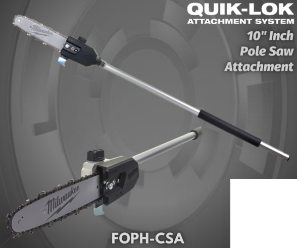 MILWAUKEE M18 Fuel FOPH QUIK-LOK™ Attachment System / Pole Saw