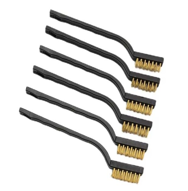 Brass Brush/Industrial Copper Wire Toothbrush 6.7" 12pcs