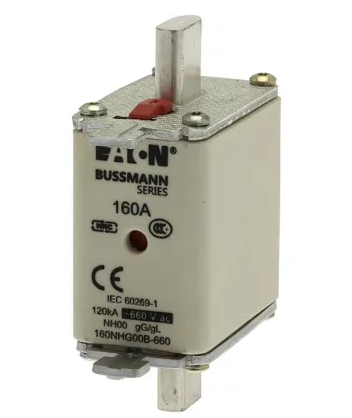 *Eaton 160A NH Fuse, NH00, 690V ac 160NHG00B-660