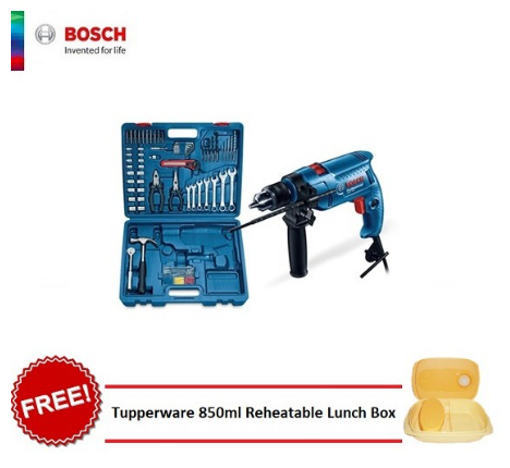 Bosch GSB 550 XL Kit Free Tupperware 850ml