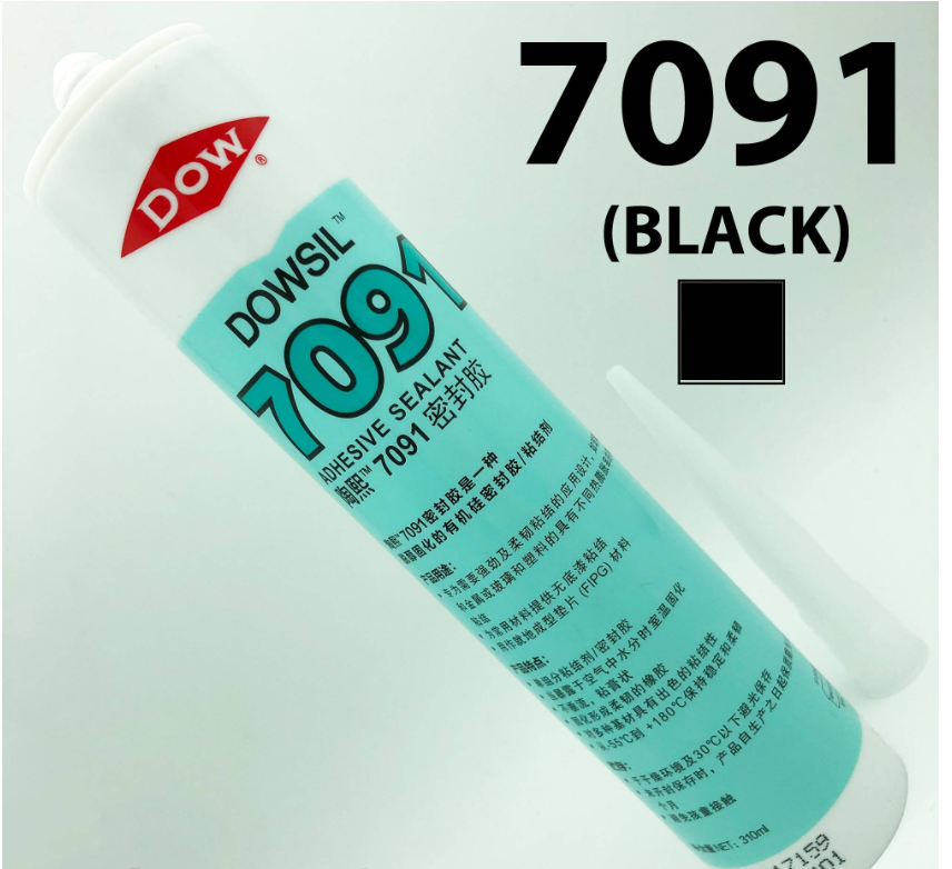 DOWSIL 7091 ADHESIVE SEALANT 310ML BLACK COLOR BY DOW CORNING