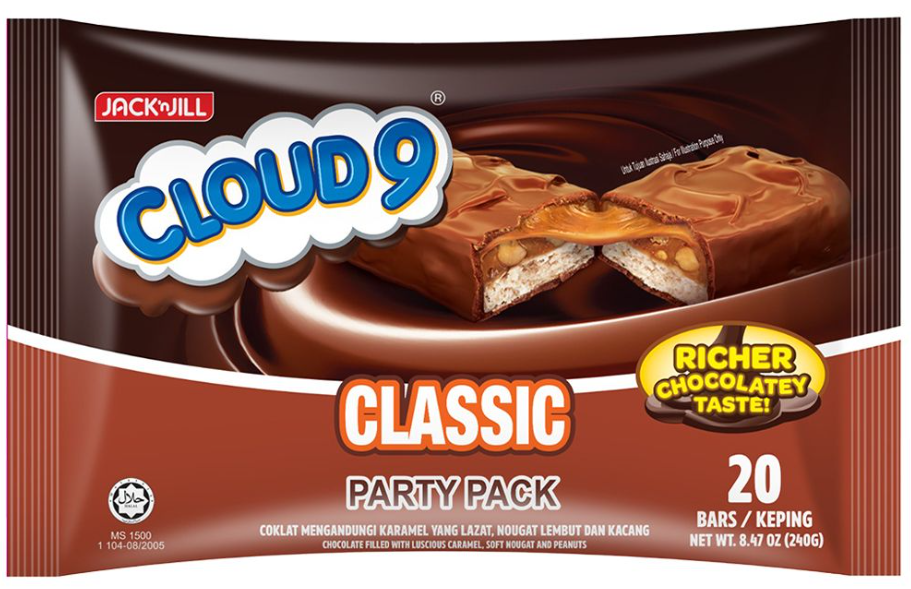 Cloud 9 Classic Party Pack (20 Bars x 12g)